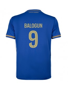 Billige AS Monaco Folarin Balogun #9 Bortedrakt 2025-26 Kortermet